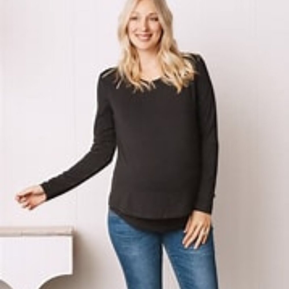 Angel Maternity & Nursing Bamboo Top nwt